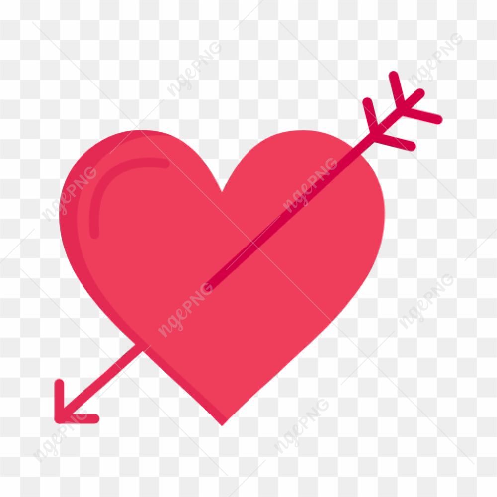 Heart Arrow PNG File