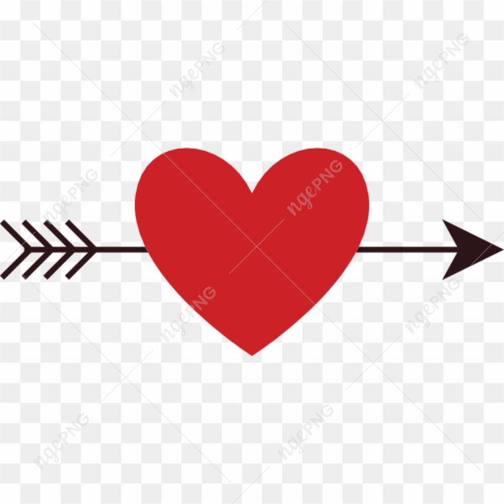 Heart Arrow PNG Image