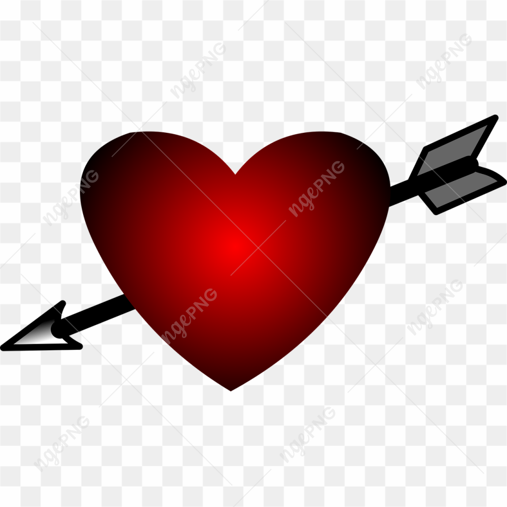 Heart Arrow PNG Photos