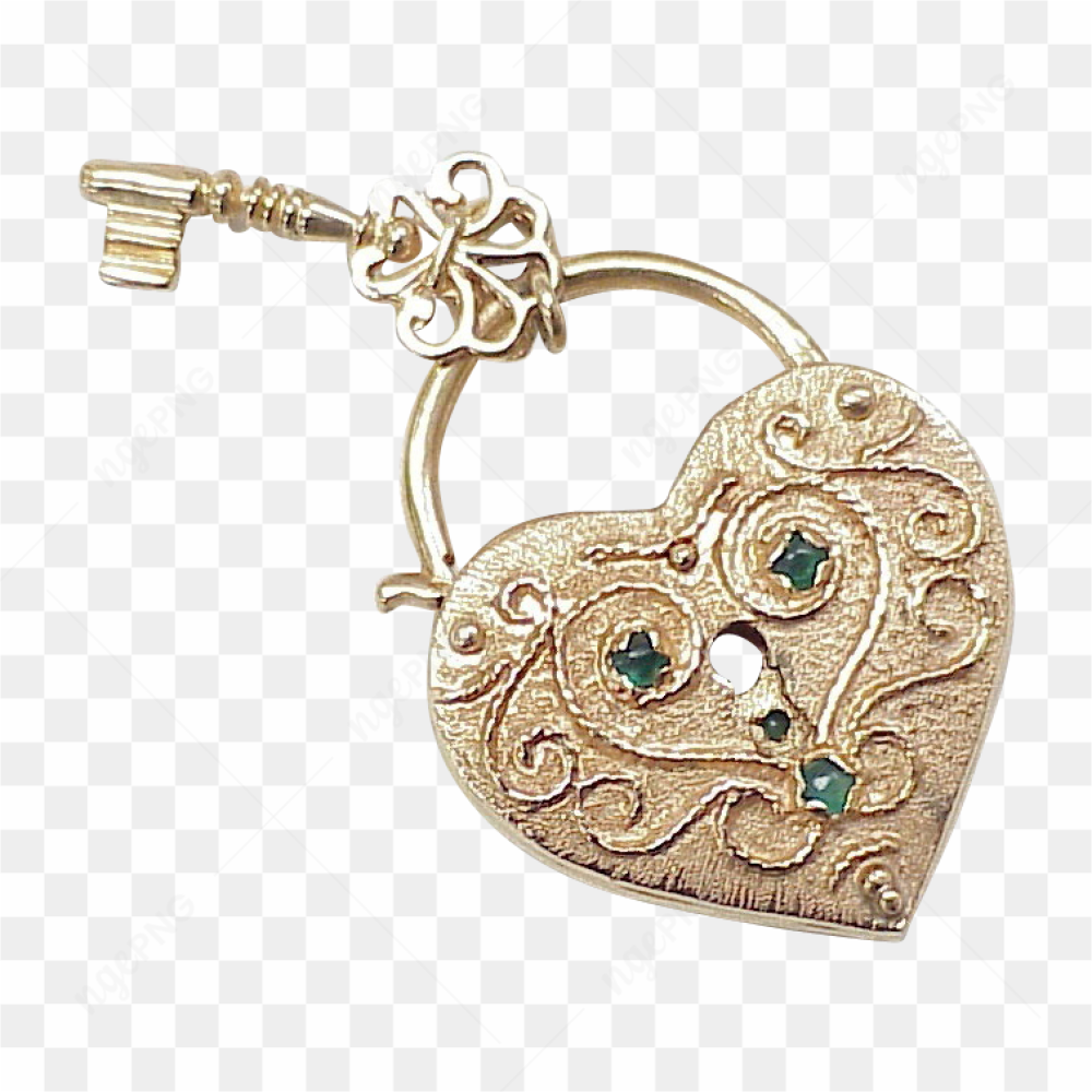 Heart Key PNG Transparent