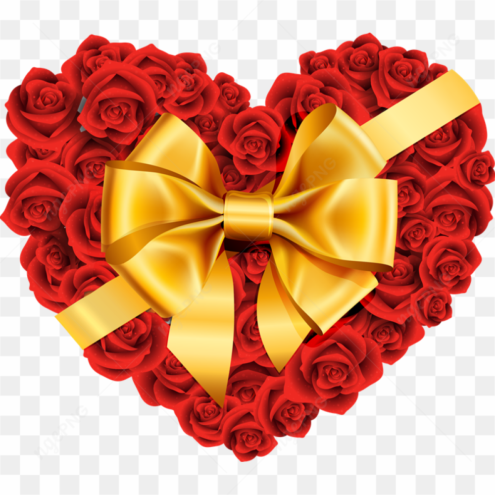 Heart Rose PNG Image