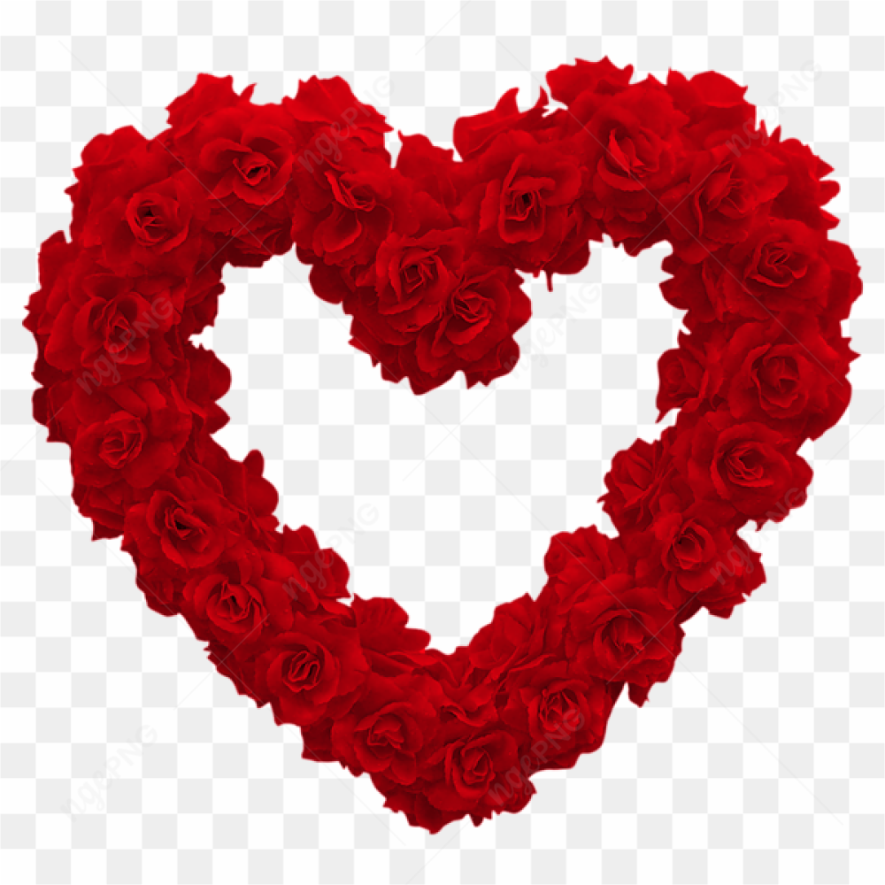 Heart Rose PNG Photos