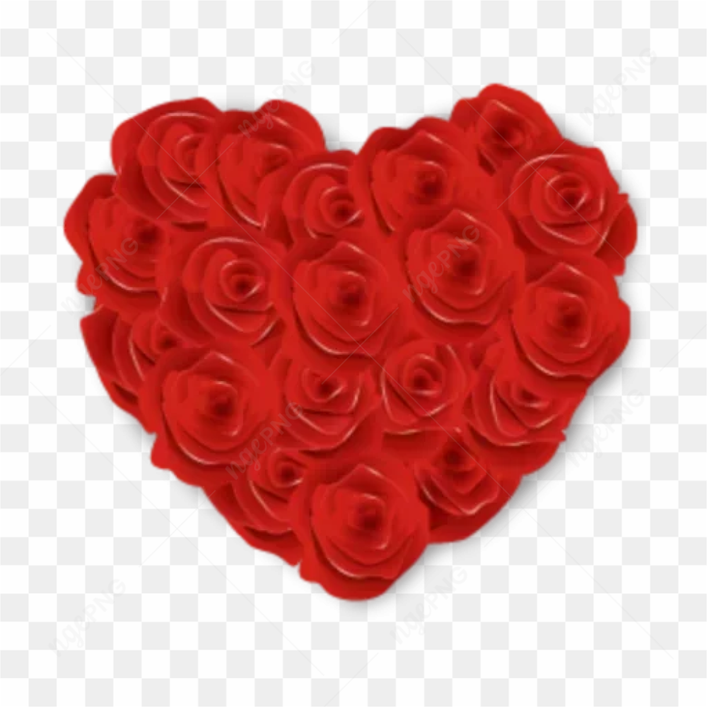 Heart Rose PNG Pic