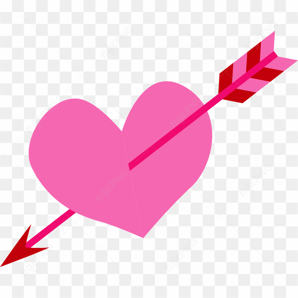 Love Heart Arrow PNG Clipart