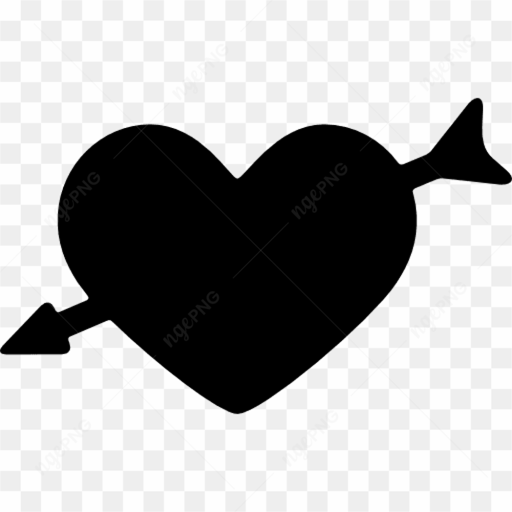 Love Heart Arrow Transparent Background