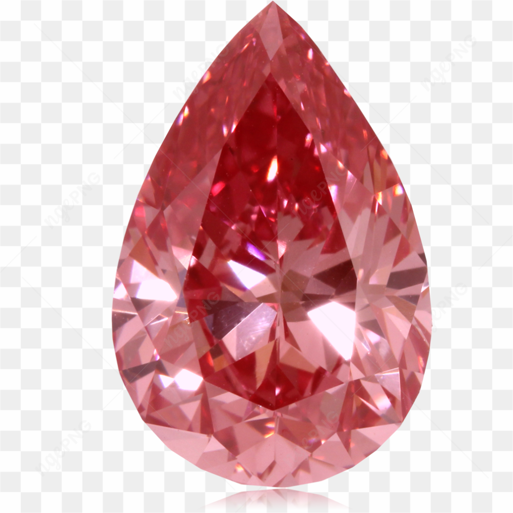 Pink Diamond Heart PNG Image