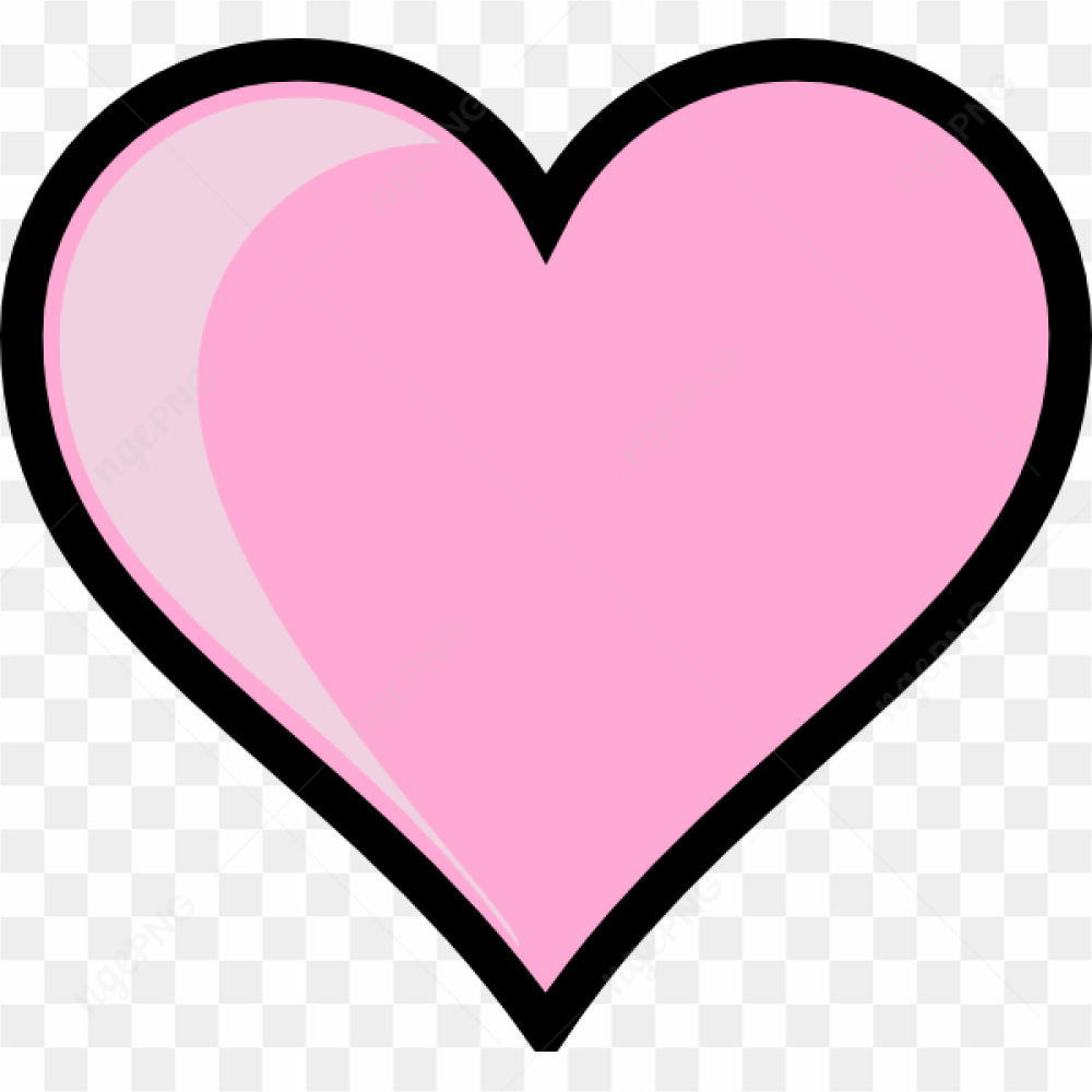 Pink Heart Transparent Background