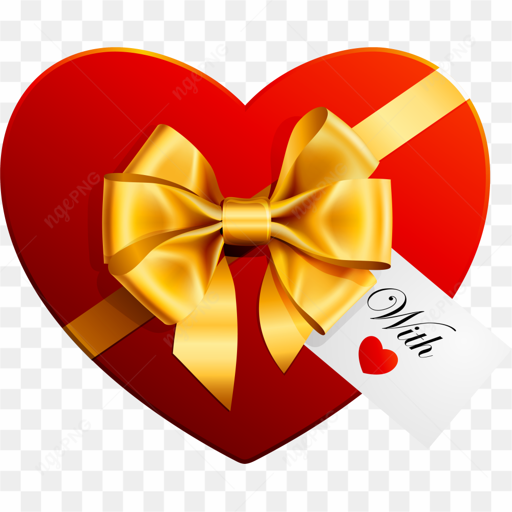 Red Heart Box PNG Photos
