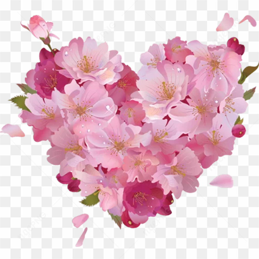 Rose Heart PNG HD