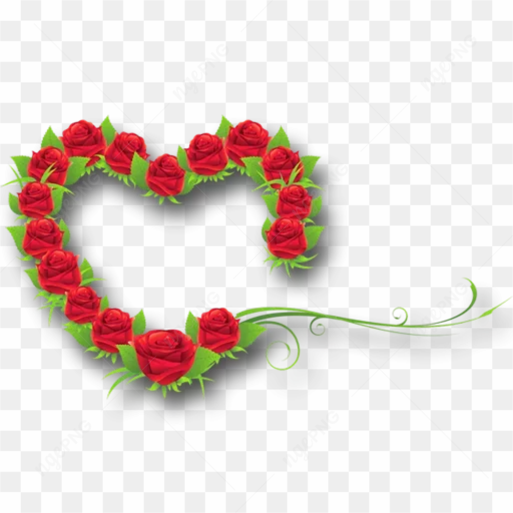 Rose Heart PNG Image
