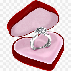Surprise Heart Box PNG Photos