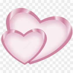 Two Hearts PNG Transparent