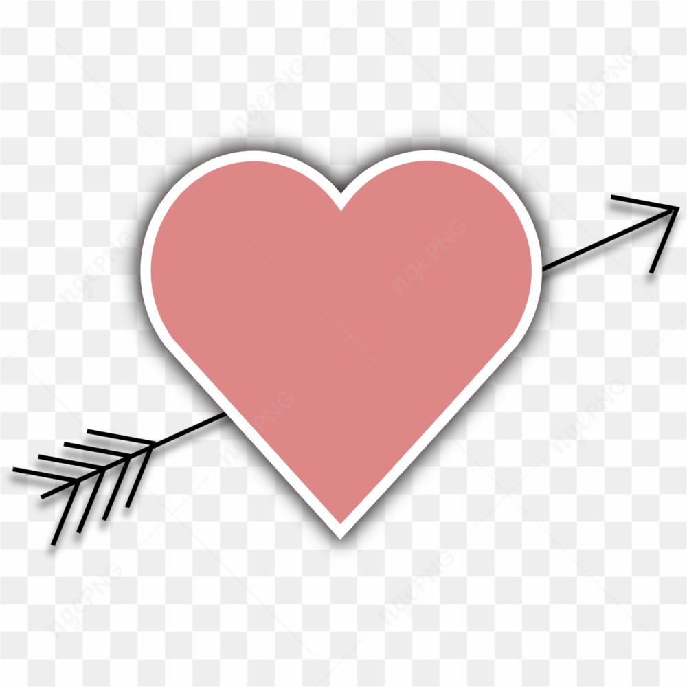Vector Heart Arrow PNG Clipart