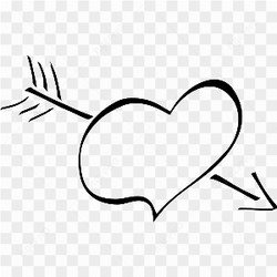 Vector Heart Arrow PNG Image