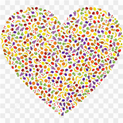 Vector Heart Fruit PNG Clipart