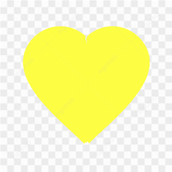 Yellow Heart PNG File