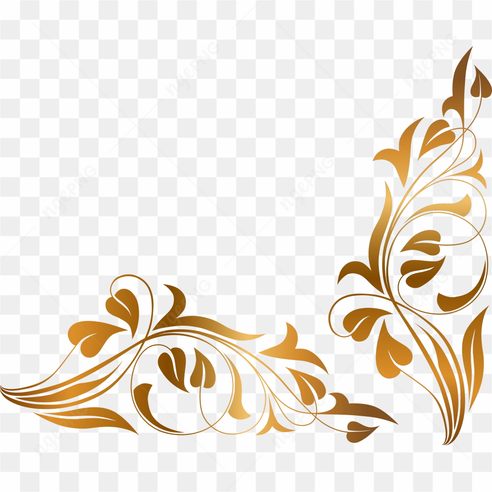 Floral Royal Blue Wedding Background Design PNG Image