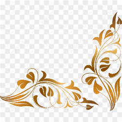 Floral Royal Blue Wedding Background Design PNG Image