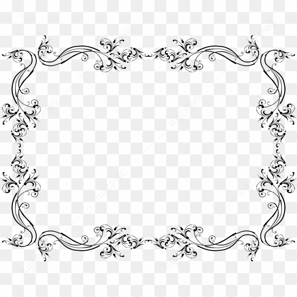 Wedding Border PNG File