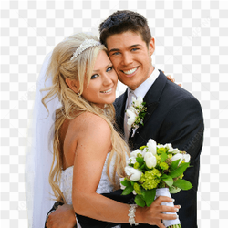 Wedding Couple PNG Pic