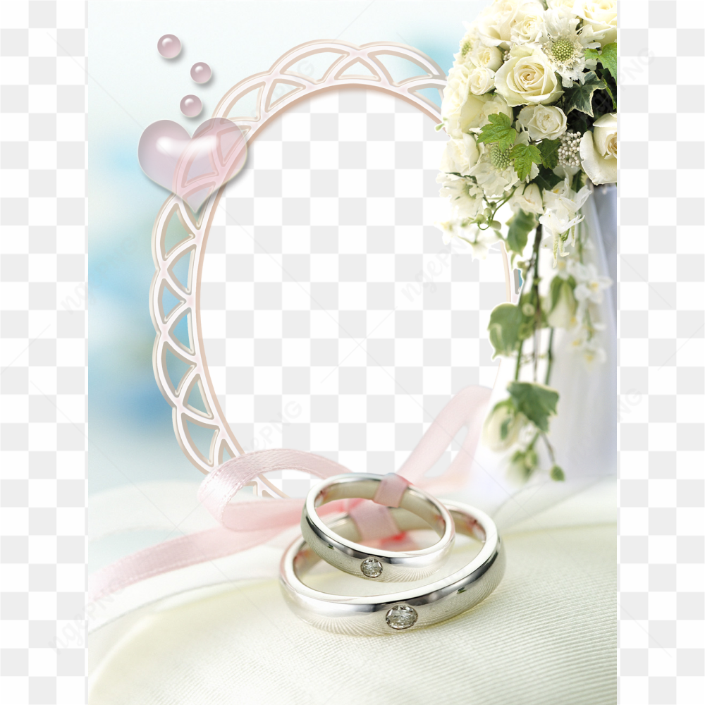 Wedding Frame PNG File