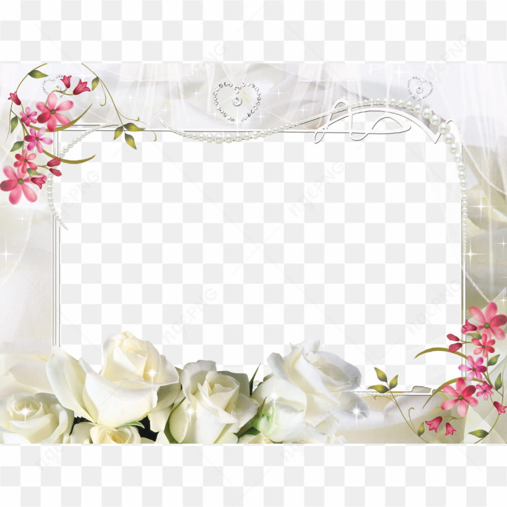 Wedding Frame PNG Isolated Pic