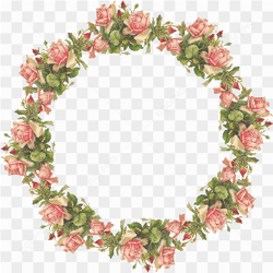 Wedding Garland Round PNG Clipart