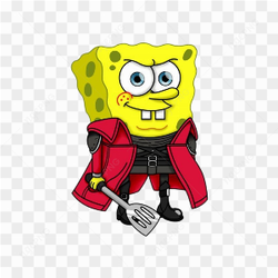 Angry sponge bob red