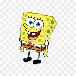 Spongebob is always smiling