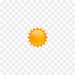 The hot sun