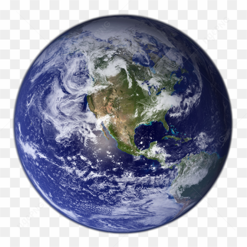 Earth Wester Hemisphere