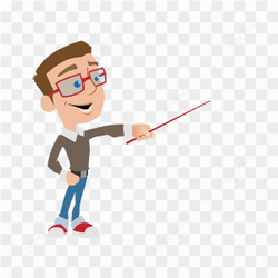 Teacher cartoon man