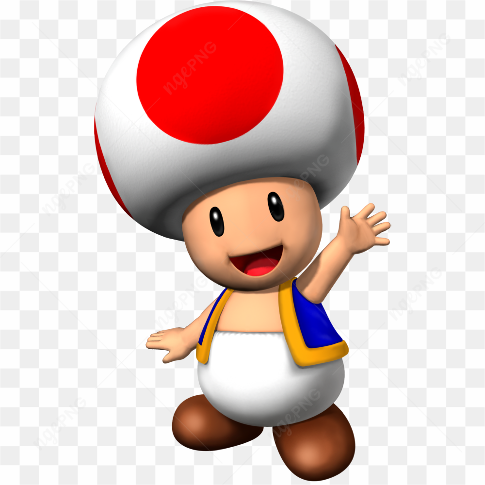 Super Mario mushroom character