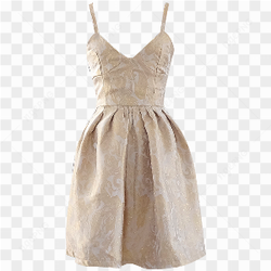 Dress woman cream
