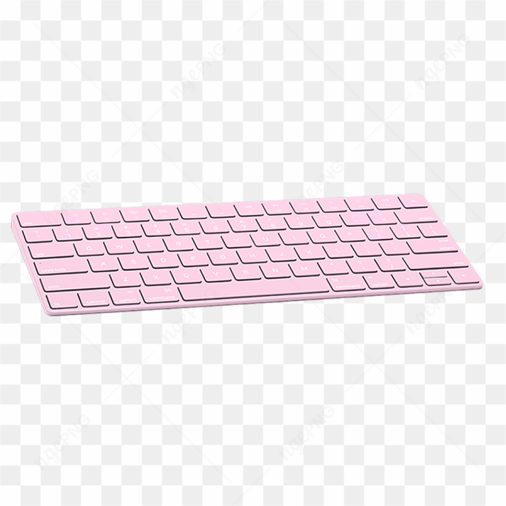 Pink keyboard computer