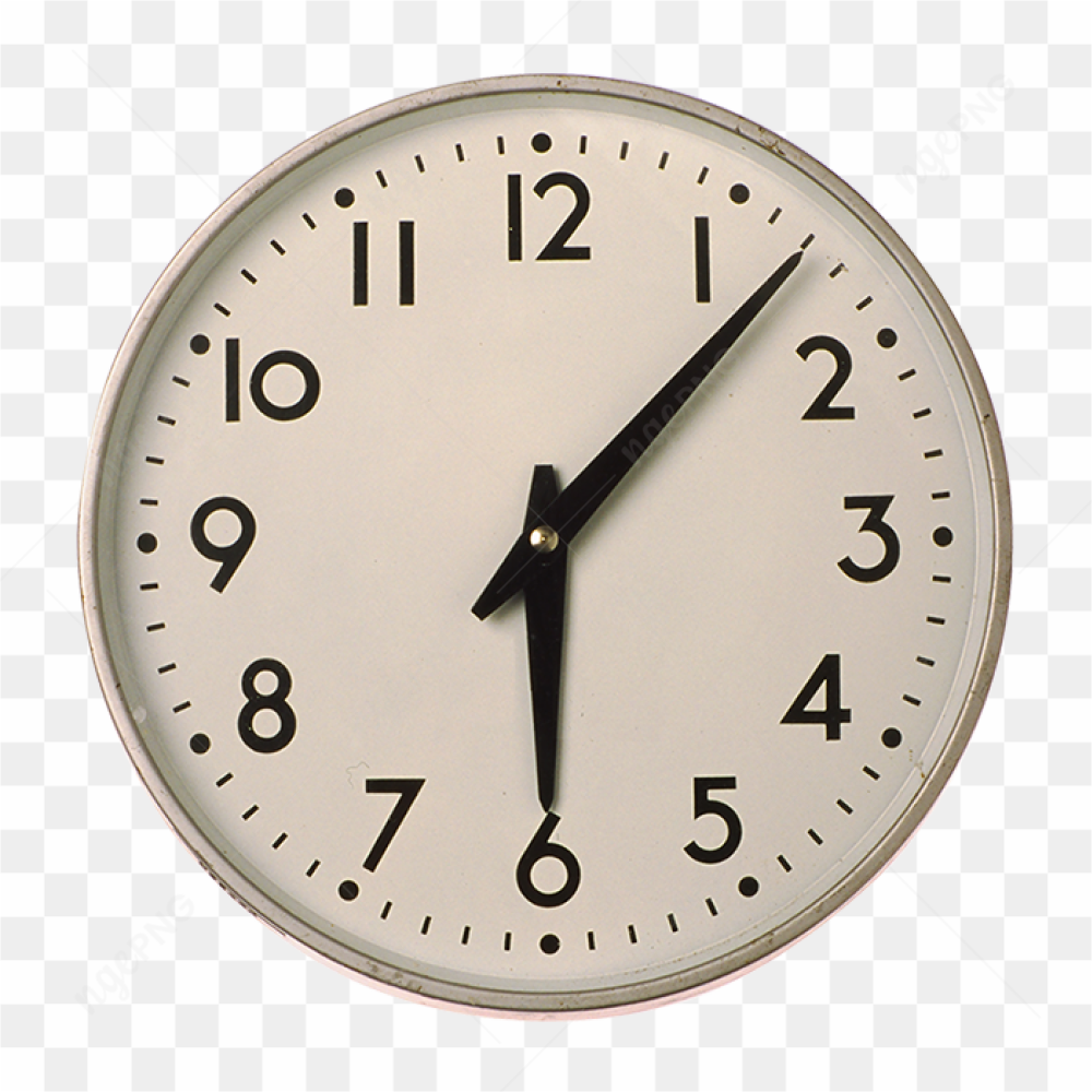 Wall clock cream