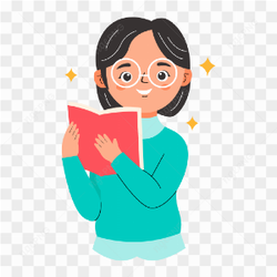Reading book .