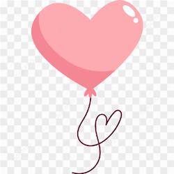 Balloon heart .