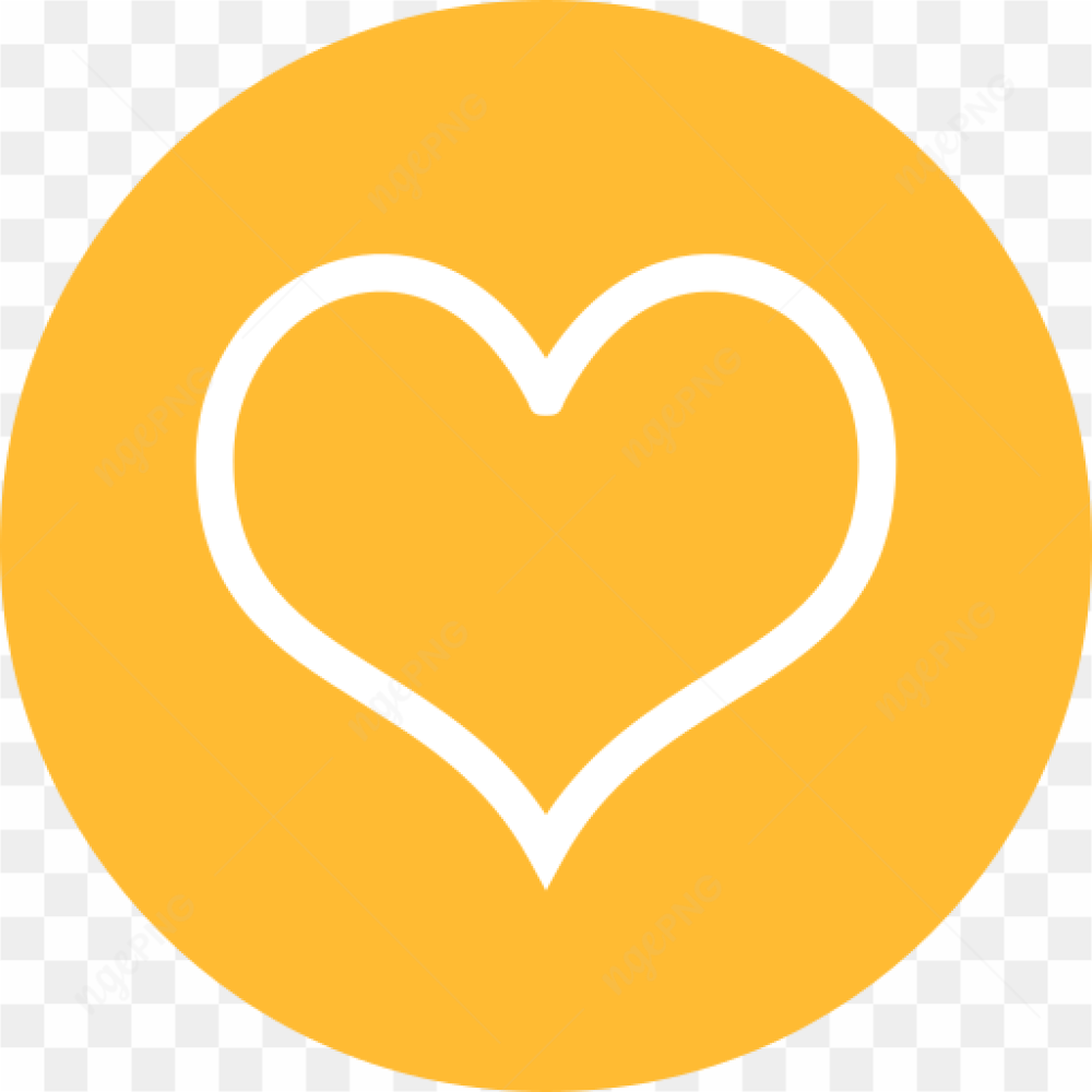 Heart in circle 