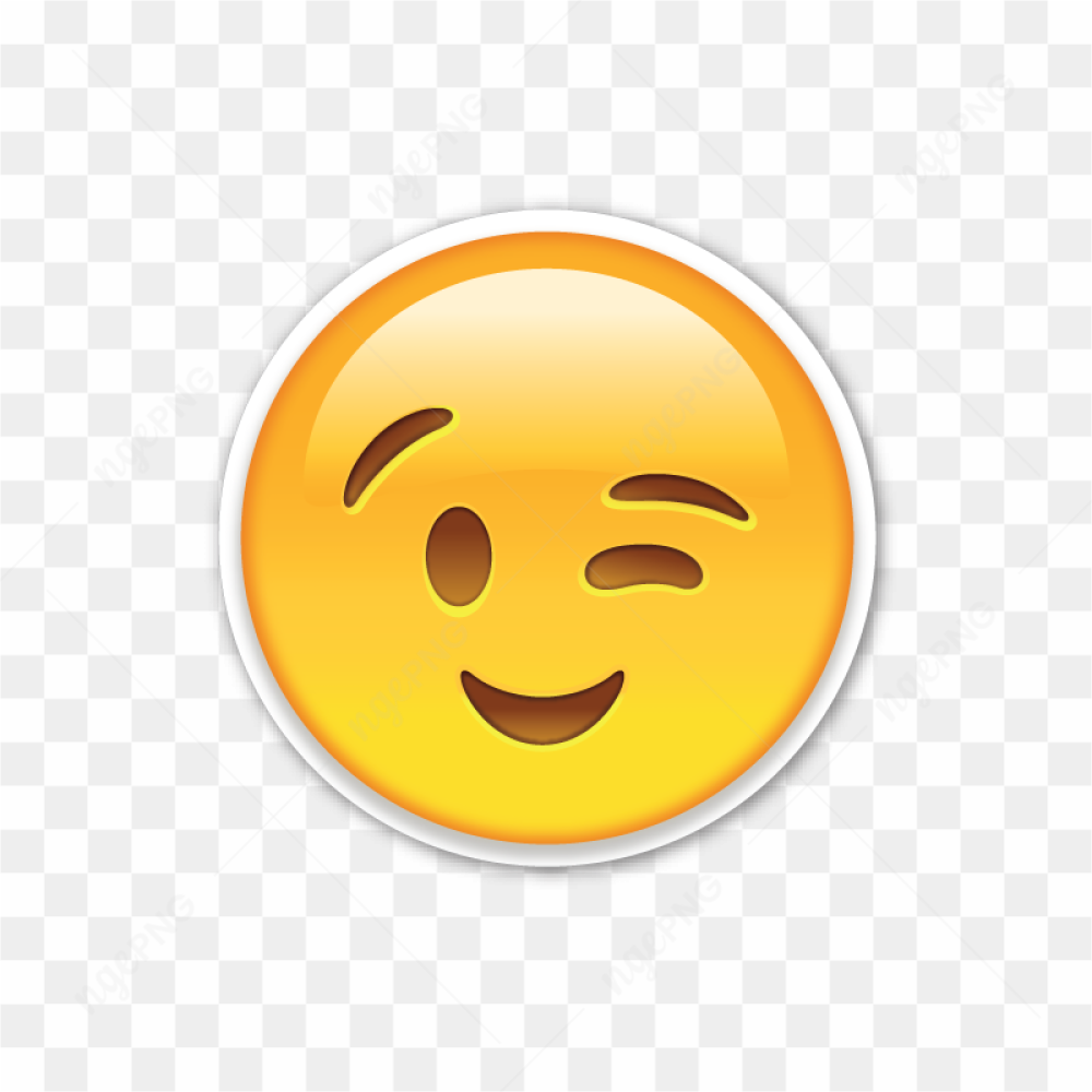 Wink Emoji Png