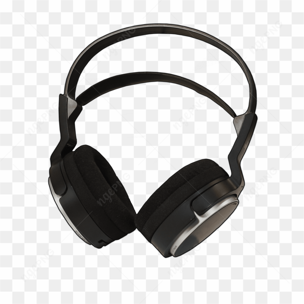 Black headphones photo 