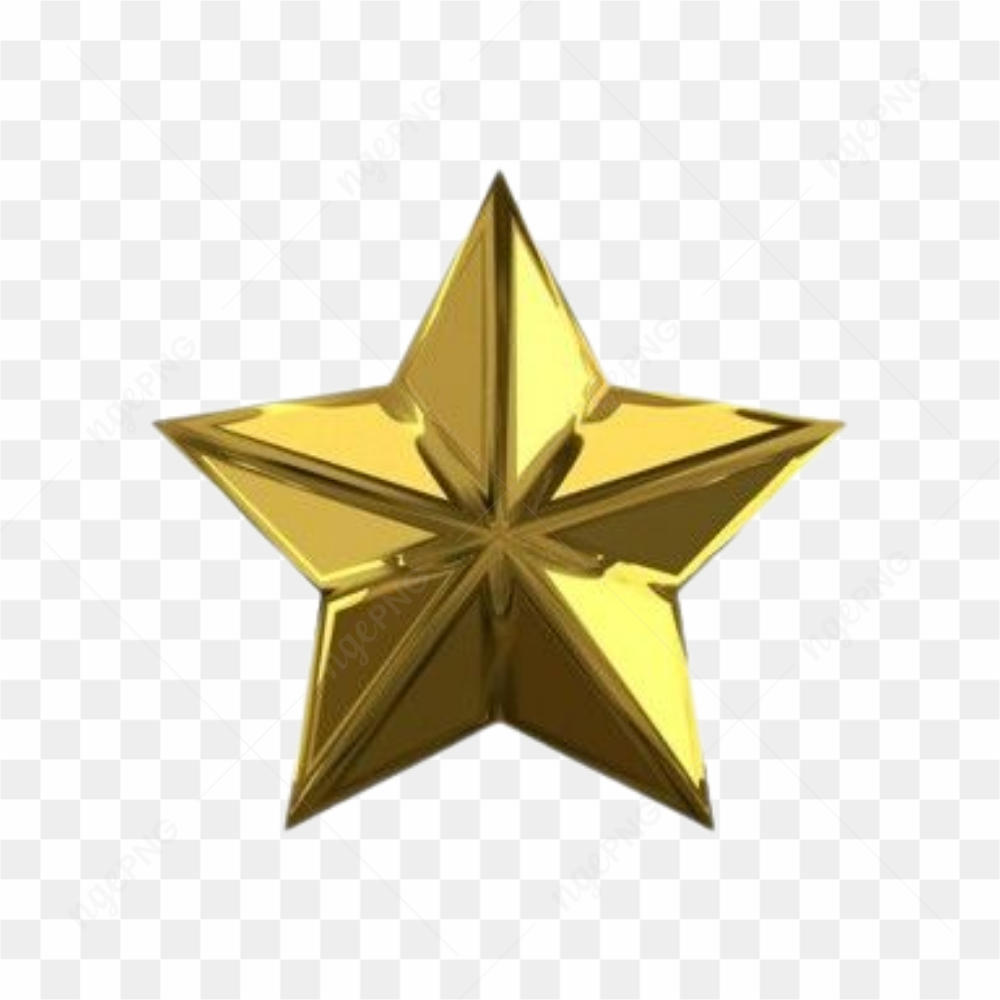 Beautiful golden star