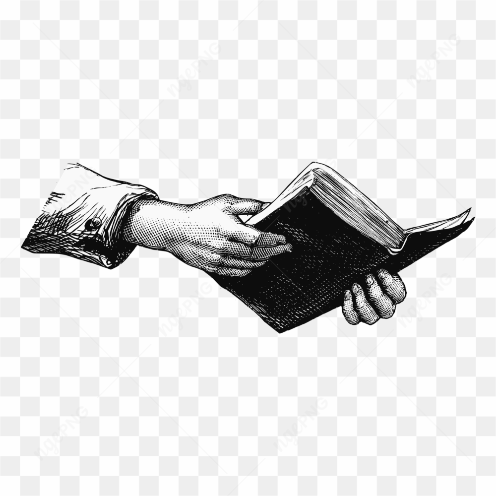 Book on hand