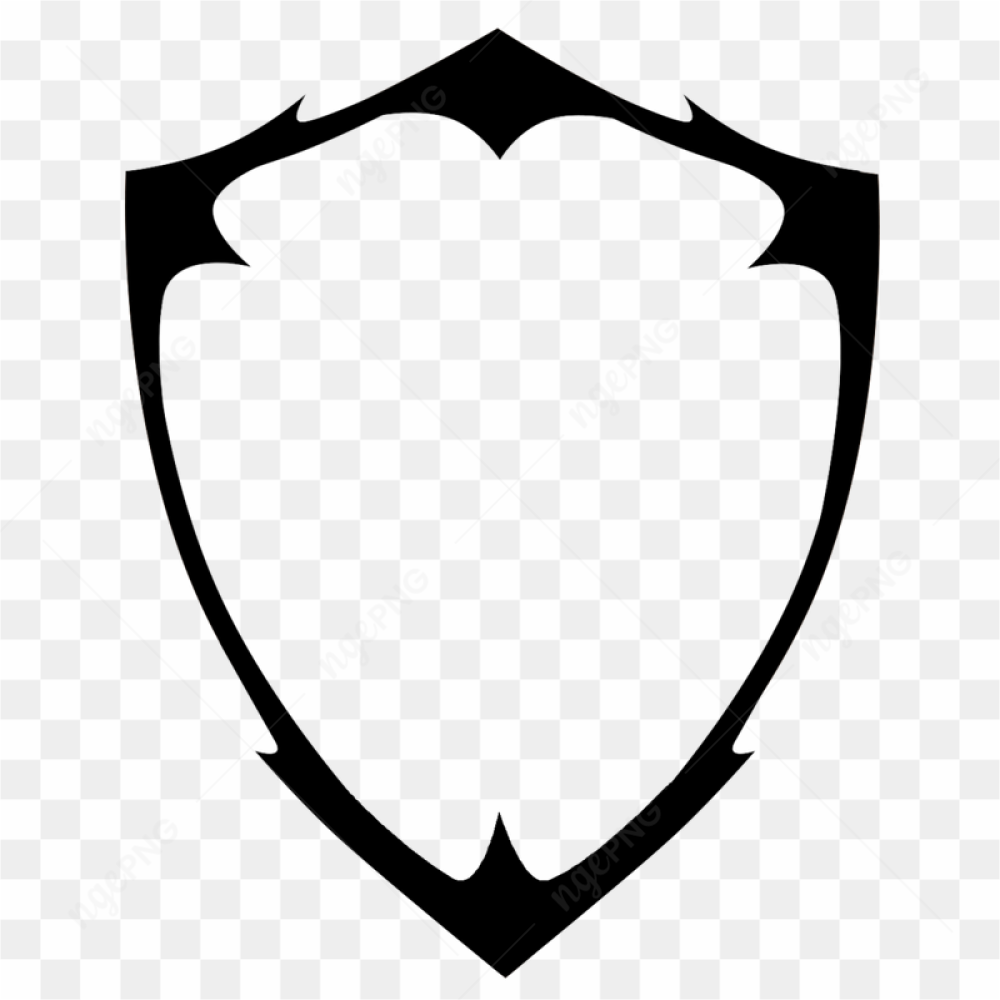 Blank Shield Logo Vector