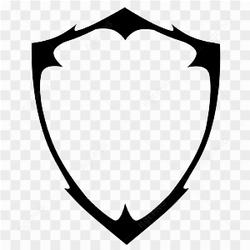 Blank Shield Logo Vector
