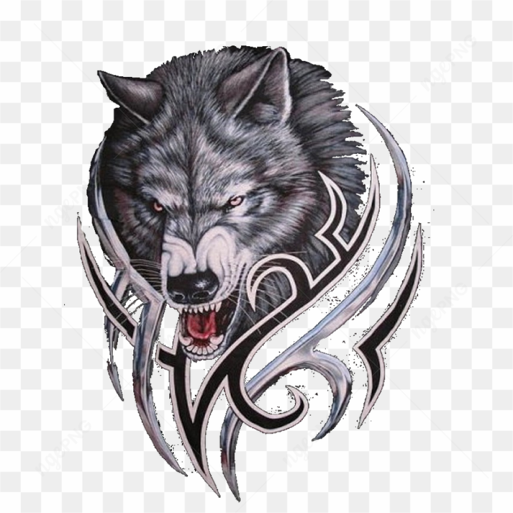Gray Werewolf Wolf Bitcoin Logo Png Download Free