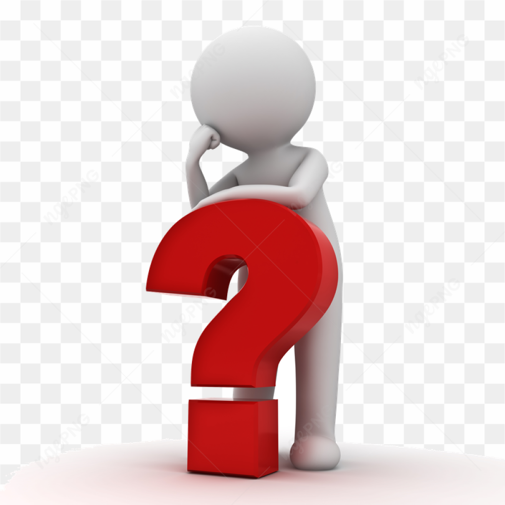 Thinking Photography Question Mark Man Stock