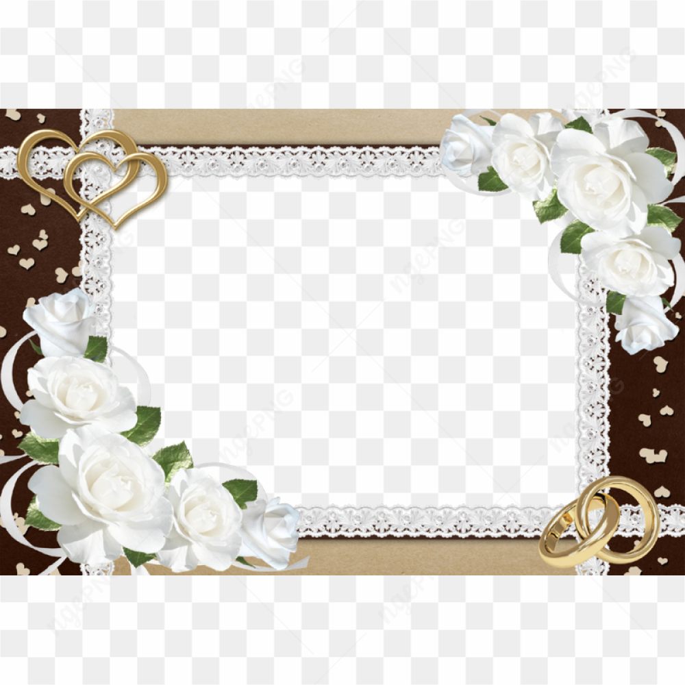 Fancy Wedding Border Png Clipart