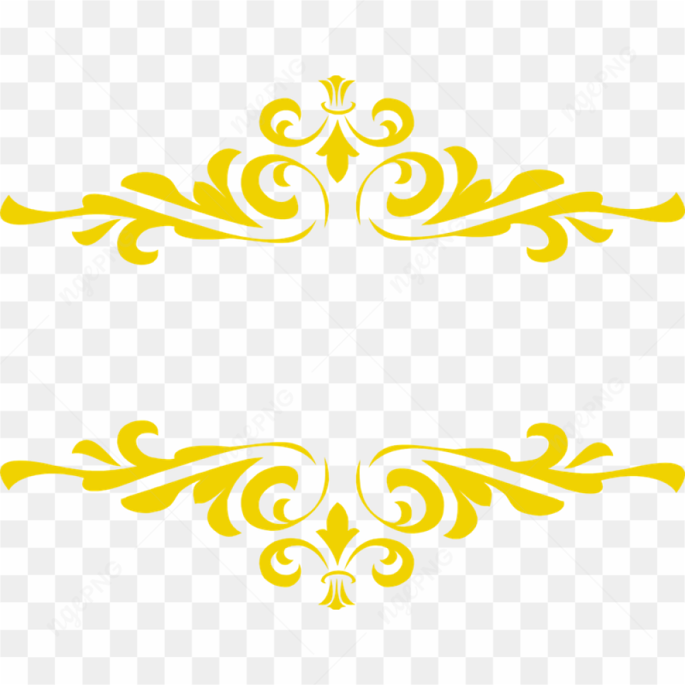 Fancy Wedding Border Png Image