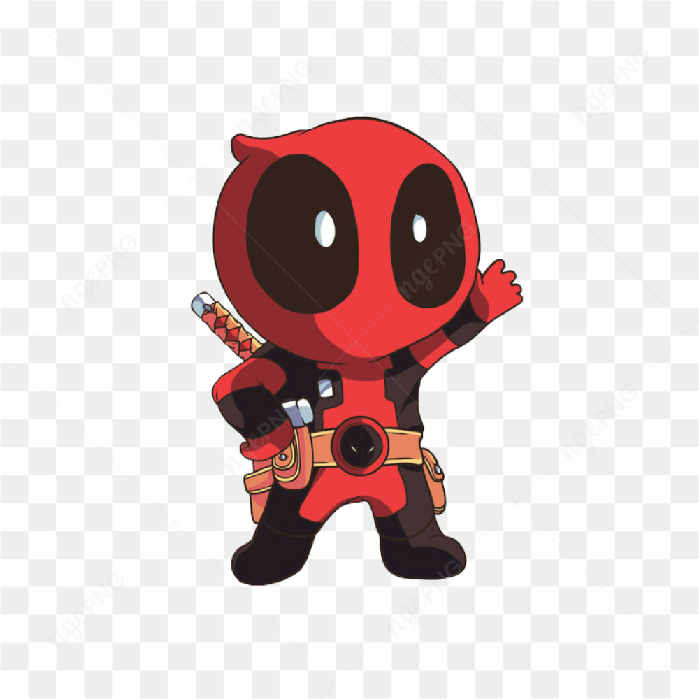 Cute Deadpool Chibi Png